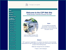Tablet Screenshot of c3p.org